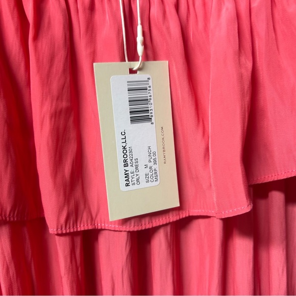 Ramy Brook Orly mini dress in Punch Smocked waist pink - Picture 7 of 8